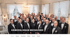 Desktop Screenshot of hameenlinnanmieskuoro.fi